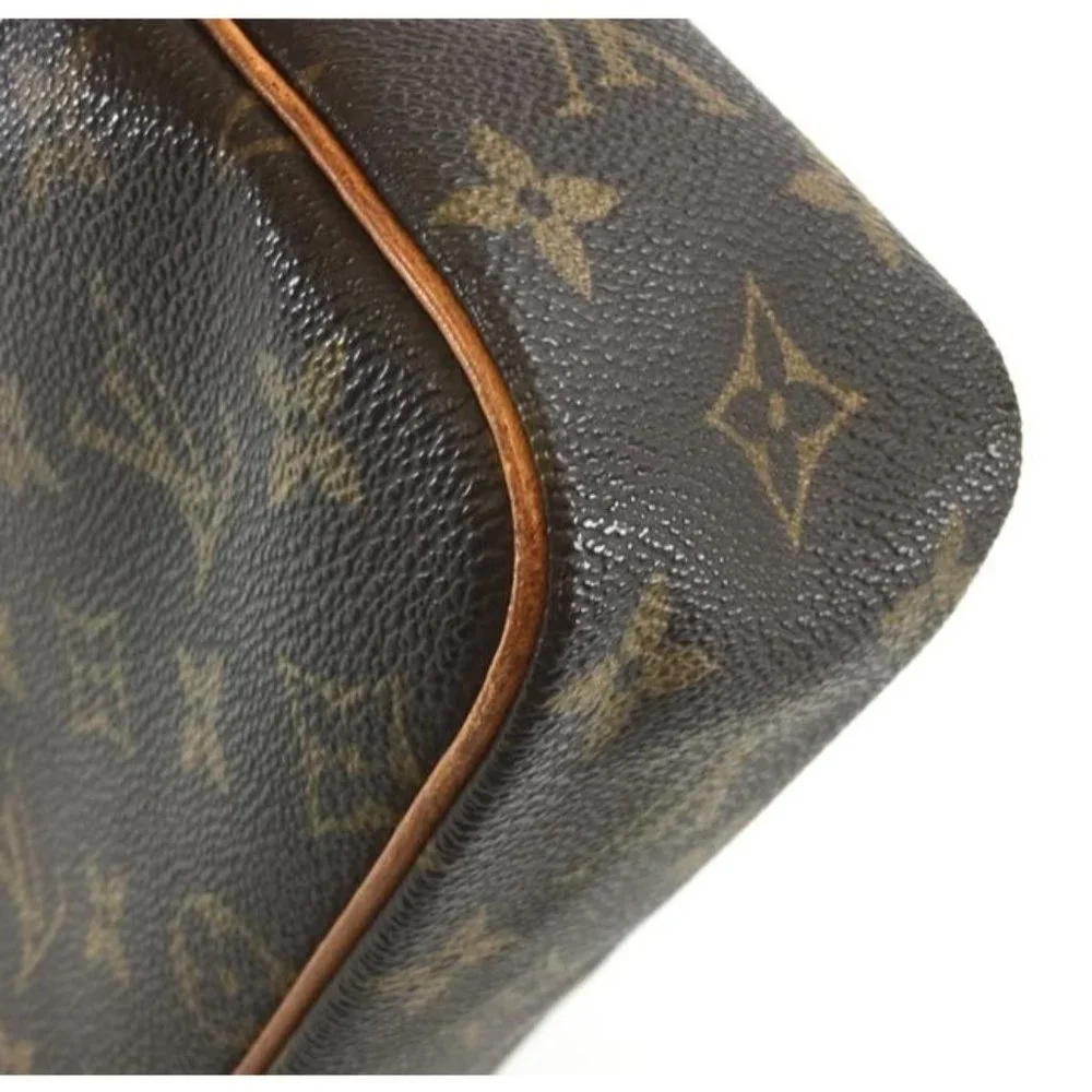 #46769 Toilette Cosmetic Evening Beauty Handbag Vanity Brown Monogram Canvas - Picture 8 of 12